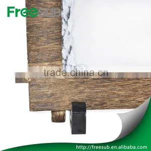 Promotional Gifts Customed L17*H12*W0.9CM Blank Wooden Frame Sublimation Image Rock thumbnail-5