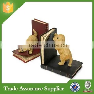 Polyresin Cute Dog Reading Book Stand thumbnail-1