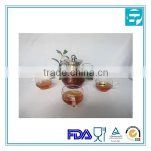 350ml Small Glass Teapot With Filter thumbnail-1