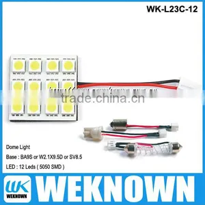 5050SMD Make Led Dome Light BA9S Car Led Light Car Dome Light Series 12v Led Ceiling Dome Light thumbnail-1
