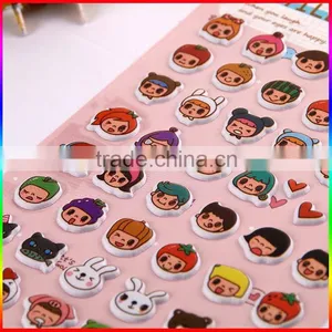 Custom Room Decor Kids 3d Puffy Sponge Bubble Eva Foam Sticker for Kids 3d Custom Puffy Stickers thumbnail-2