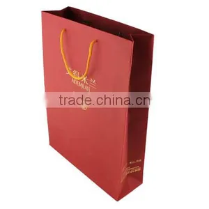 Custom Fashionable Paper Shopping Bag/ Paper Shopping Bag With Ribbon/ Paper Shopping Bag With Ribbon Handle Wholesale thumbnail-3