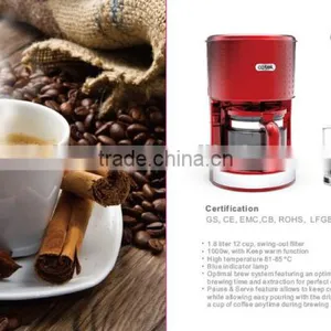Coffee Machine/10-12cup Dots Desigh Electric Drip Coffee Maker With CE, CB, GS, ROHS, EMC, LFGB thumbnail-4