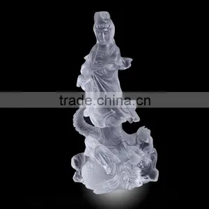 WF054 Crystal Buddha Statue of Guanyin thumbnail-1