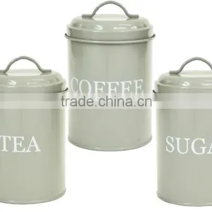 Set of 3 Kitchen Storage Canisters thumbnail-1