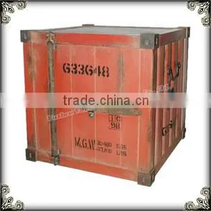 Shabby Chic Container Red Trunk thumbnail-1