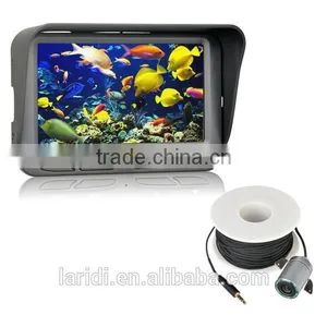 LARIDI Original 30M 1000TVL Fish Finder Underwater Fishing Video Camera Monitor AntiSunshine Shielf Sunvisor Infrared IR LED thumbnail-1