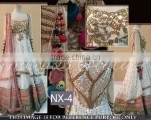 Jaunty Hot Pink Georgette Designer Lehenga Choli/Shop Latest Lehenga Style Sarees thumbnail-2