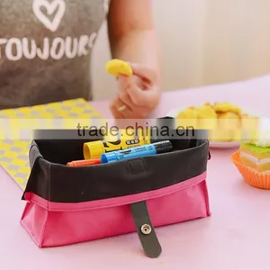 Wholesale Cool Clear Fashion Stationary Large Makeup Bag Folding Pencil Case Customizable for Adults thumbnail-3