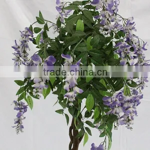Cheap Artificial Bean Flower Trees Wood Trunk thumbnail-3