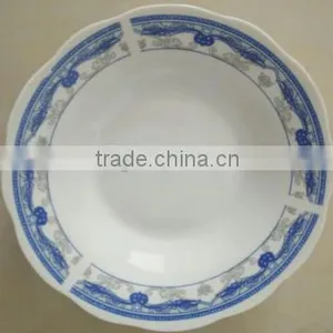 Ceramic Silver Rim Cheap White Deep Plate Dinner Set ,certificates Cheap Ceramic Plate Dishes thumbnail-4