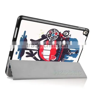 Slim Lightweight PU Leather Smart-shell Folio Stand Case Shockproof Full-body Protective Cover With Auto Wake & Sleep for IPad thumbnail-4