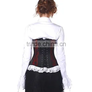 Instyles Wholesales Sexy Satin Boned Gothic Steam Punk Lace Sexy Bustier Corset thumbnail-4