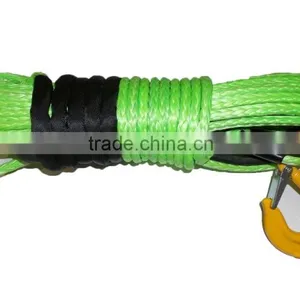 12 Strand UHMWPE Rope Synthetic Winch Line With Rock Guard Sleeve Free Shipping thumbnail-3