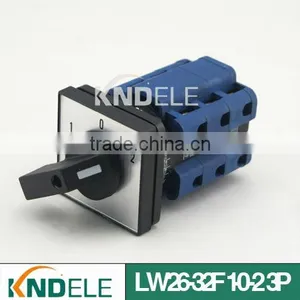 Universal Switches Rotary Switches Change Over Switch LW26-32F 1-0-2 3P thumbnail-1