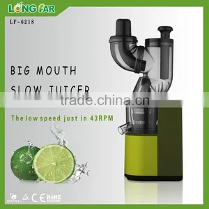 LF-6218 New Arrival 200W AC Induction Motor 80mm Whole Apple Fruit Big Mouth 43 RPM Cold Press Slow Juicer thumbnail-4