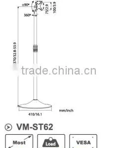 Universal Hardware Pack Included tv Stand Modern Stand tv thumbnail-2