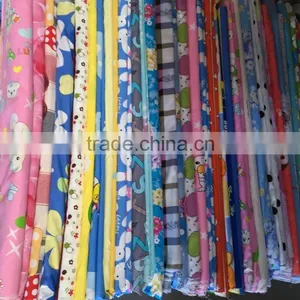 100% Polyester Printed Bedsheet Fabric Stock Lot thumbnail-1