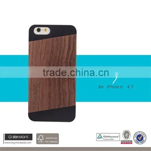 Manufacture Real Wood for i Phone 6s Phone Cover, Blank Wood Phone Case for IPhone6, Customized Wooden PC Phone Bumper Case thumbnail-5