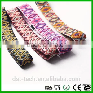 Cutom Logo Printing Braid Sport Head Band Weave Sweatband thumbnail-4