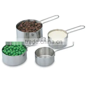 4 Pcs Set 60ml80ml125ml250ml Stainless Steel Measuring Cup thumbnail-1