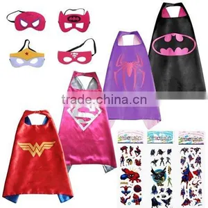 Superhero Girl Capes and Masks Set of 4 Styles & Toy thumbnail-1