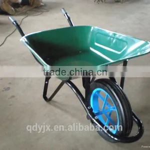 Front Braces Industrial Heavy Duty Wheelbarrow With Steel Tray thumbnail-5