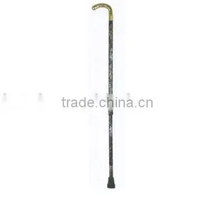 Copper Handle Wooden Walking Stick,Clamp Mechanism Trekking Pole,Trekking Pole,Nordic Walking Stick,hiking Pole thumbnail-1