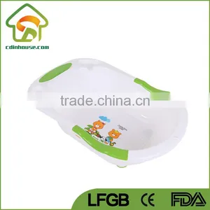 Large Baby Kids Newborn Plastic Bathtub thumbnail-3