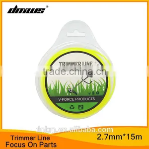 Top Garden Tool Parts Brush Cutter Parts 2.7mm*15m Twisted Nylon Trimmer Line For Head thumbnail-1