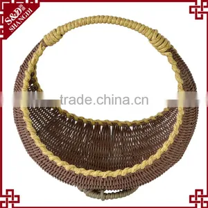 S.D Wholesale Poly Woven Rattan Gift Basket for Storage thumbnail-1