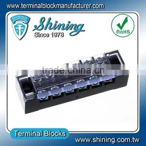 TB-3506 Panel Mounted M4 Screw 35A 6 Pin Barrier Cable Connector thumbnail-2