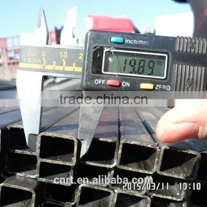 Q195 Cold Rolled Black Square Steel FurnitureTube thumbnail-1
