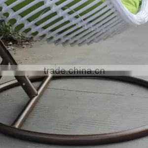 Fashionable Outdoor Furniture Garden White Round Swing Chair thumbnail-5