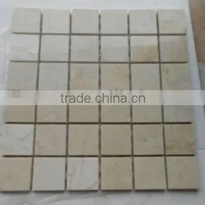 Hot Quality Marfil Cream Marble Mosaic Tiles thumbnail-2