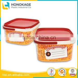 Plastic Container Mould for IML Cookie Container, Plastic Container Lid thumbnail-1
