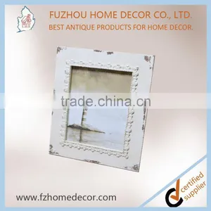 Custom Size Shabby Chic White Wood Painting Photo Frame With Good Quality thumbnail-5