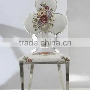 Foshan Furniture European Stainless Steel Chairs for Living Room thumbnail-5