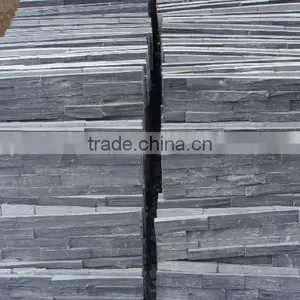 Building Material Black Charcoal Cultural Stone,Exterior Wall Decoration,wall Stone thumbnail-1