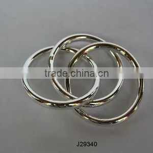 Brass Napkin Ring With Silver Plating thumbnail-1