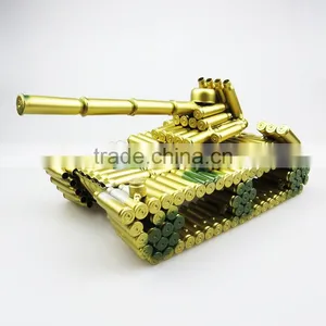 New Arrival Tank Brass Plated Custom Resin Figure thumbnail-1