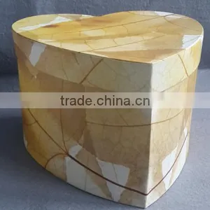 Biodegradable Heart Shape Cardboard Creamtion Urn thumbnail-2