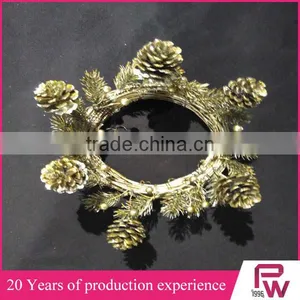Factory Direct Sales Artificial Flower Candle Rings for Home Decoration thumbnail-4