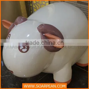 Commercila Mall Decoration Fiberglass Animal Sheep Sculpture thumbnail-2
