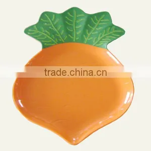 Carrot Style Melamine Plate thumbnail-1