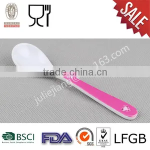 Rice /Candy Scoop Wok Tableware Melamine Plastic Meal Spoon Soup Dinner Kitch Flower Printed Spoon thumbnail-1