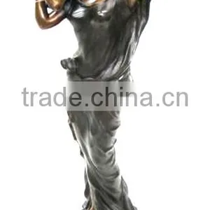 Outdoor Garden Decoration Metal Craft Life Size Bronze Sexy Girl Fountain for Sale thumbnail-1