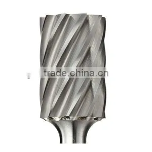 Bright Finish Single Cut Plain End Cylindrical Tungsten Carbide Polishing Burrs thumbnail-2