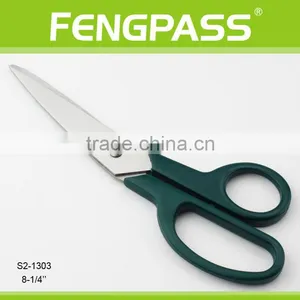 S2-1303 8-1/4" Inch 2CR13 Stainless Steel Blade With PP Handle Paper Cutting Scissors For Shape Cutting thumbnail-1