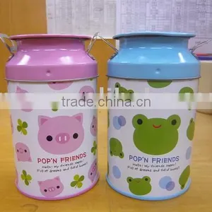 Tin Milk Can Shaped Tin, Milk Can thumbnail-1
